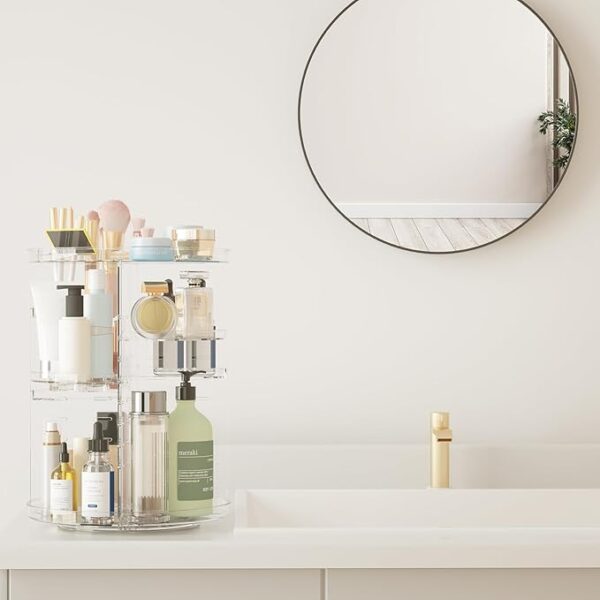 Rotating Makeup Organizer - Image 2