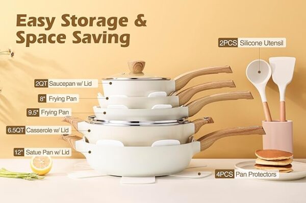 SENSARTE Ceramic Cookware Sets - Image 2