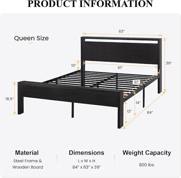 Metal Platform Bed - Image 2