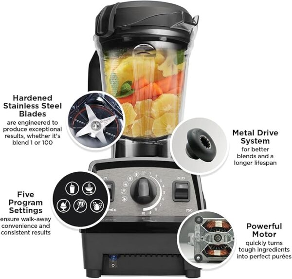 Vitamix Propel Series 750 Blender,Black - Image 2