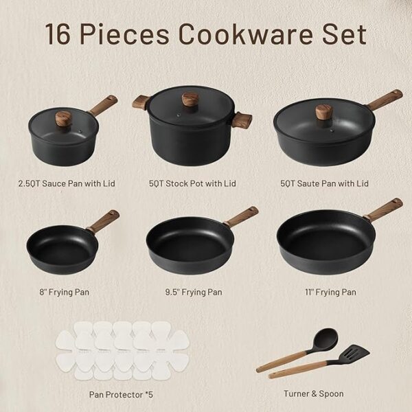 CAROTE Nonstick Pots and Pans - Image 2